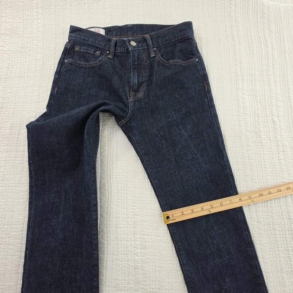 GAP GapFlex Straight Jeans Mens Blue Dark Wash Denim Size 28x30 Stretch Classic - Picture 15 of 16